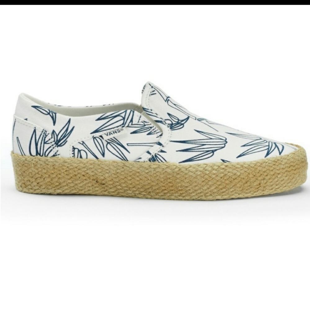Vans Espadrille Bamboo slip on shoe